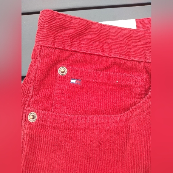 *Host Pick* NWT Tommy Hilfiger Red Rebel Slim Corduroy Pants, Size 36/30 - Picture 6 of 12